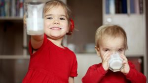 Children Wearing Red